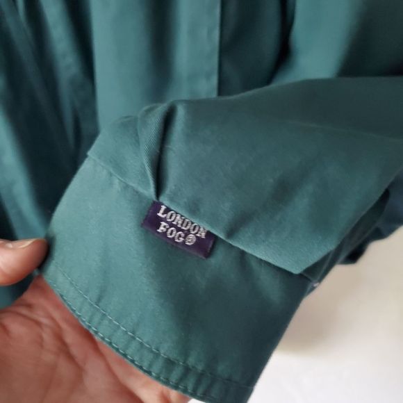 London Fog green jacket men's  medium - Picture 8 of 8